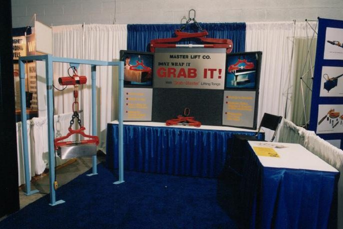 Our booth at the IMTS 1996 show at McCormick Center in Chicago Illinois.